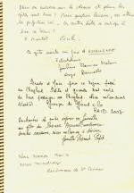 Vous avez �crit dans le livre d'or du Refuge du Moure