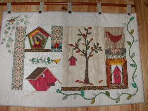 Patchwork de Sylvie Lemarchant, Langogne, Lozère