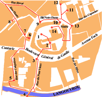 Plan de Langogne (OTSI de Langogne), Lozère