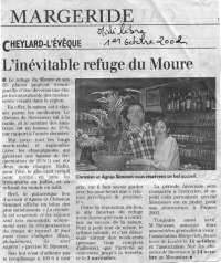 Revue de presse du Refuge du Moure
