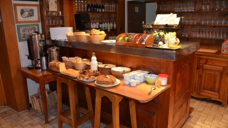 Le buffet du petit déjeuner